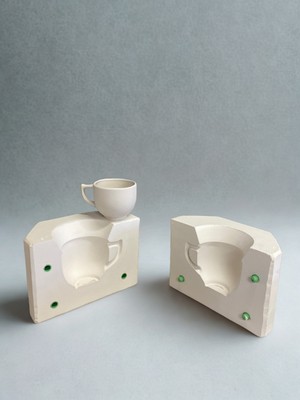 7 cm cm Gözde Çay Fincanı Alçı Kalıbı - Gözde Çay Fincanı - Sanatsal Seri