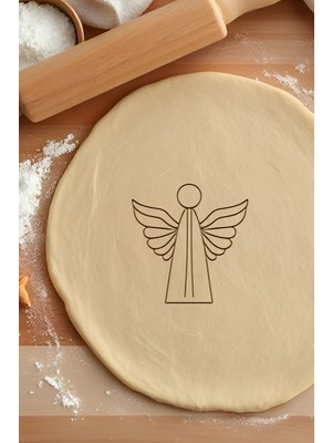 Melek Kurabiye Kalıbı, Hamur Şekillendirici, Bisküvi Kalıbı, Kolay Kesim Ucu