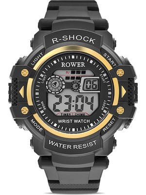 Ticarto Rwr Collection Genç-Çocuk Dijital Sarı Silikon Kol Saati TCTSR004602S0283