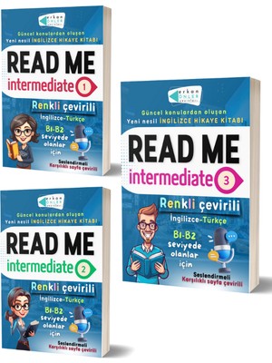 Erkan Önler Yayınları Erkan Önler Yeni Nesil Ingilizce Hikayeler Intermediate Setli Kitap 185 Sayfa Renkli Çevirili