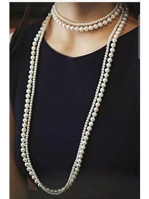 Zarif 4'lü Inci Kolye ile Şıklığınızı Tamamlayın