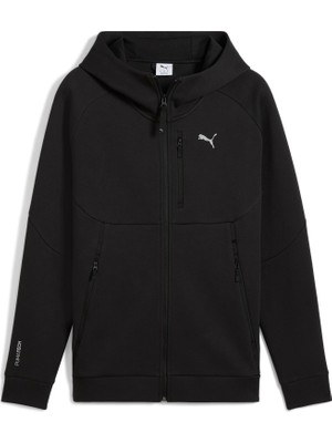 Puma Erkek Siyah Pumatech Full-Zip Hoodie Siyah Erkek Hoodie