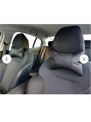 Oto Araç Boyun Yastığı Araba Ortopedik Yastık Seyahat 2 Adet +Hediyeli