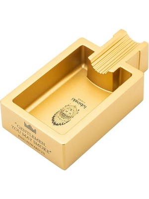 Lubinski Yeni Seri Metal Kare Tekli Puro Küllüğü - Gold