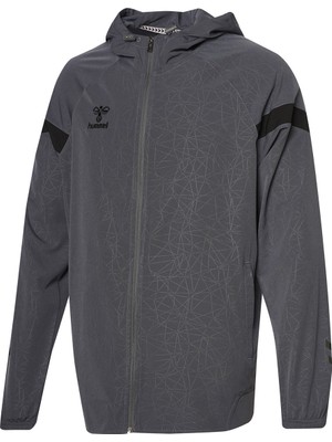 Hummel Flex Erkek Gri Kapüşonlu Ceket