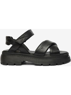 Greyder Kadın Siyah Hakiki Deri Sandalet 4Y2TS59040