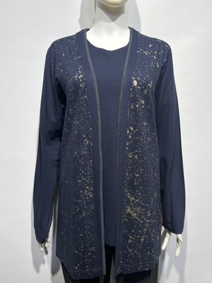 Içi Kısa Kol Bluzlu Ceketli Ince Takım 5200T