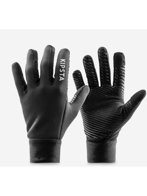 Yetişkin Futbol Eldiveni - Siyah - Keepdry Warm