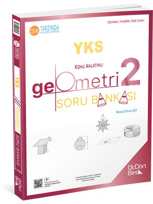 ÜçDörtBeş Yayınları 345 TYT – AYT Geometri 2. Kitap Soru Bankası