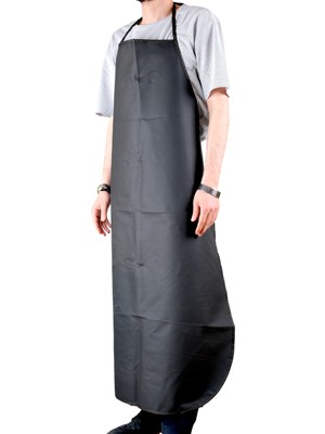 ADY Kasap Önlüğü Mutfak Önlüğü Suni Deri -SIYAH 3 Adet