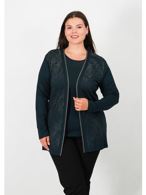 Içi Kısa Kol Bluzlu Ceketli Ince Takım 5201T