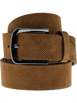 Spor Desenli Süet Kemer