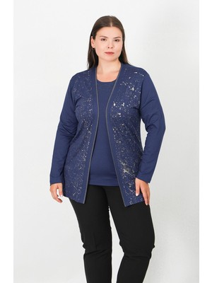 Içi Kısa Kol Bluzlu Ceketli Ince Takım 5200T