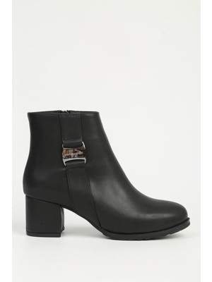 Pierre Cardin Siyah Yarım Fermuarlı Bot PC-55109