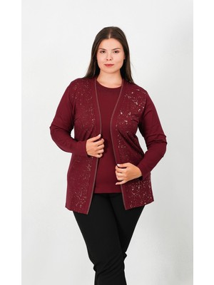 Içi Kısa Kol Bluzlu Ceketli Ince Takım 5200T