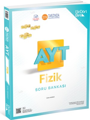 ÜçDörtBeş Yayınları Üç Dört Beş Yayıncılık  AYT Fizik Soru Bankası