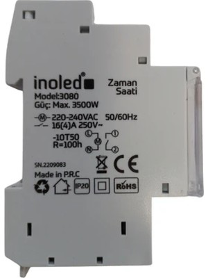 Inoled 3080 ,220VAC 15DK Mekanik Zaman Saati