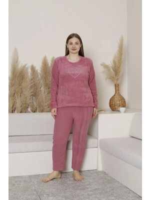 Peluş Pijama Takımı Ikili Takım