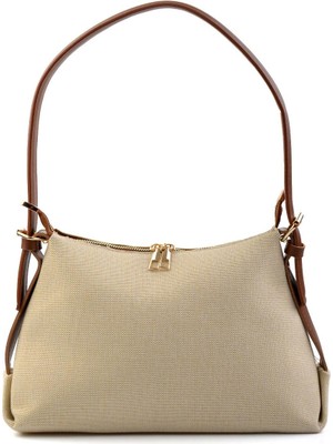 Bej Taba  Kadın Omuz Çantası C06569000218