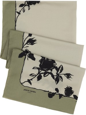 Pierre Cardin Kadın Haki Ipek Şal 50307820-VR027