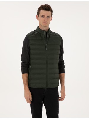 Pierre Cardin Erkek Koyu Haki Yelek 50310142-VR111