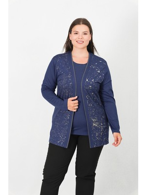 Içi Kısa Kol Bluzlu Ceketli Ince Takım 5200T