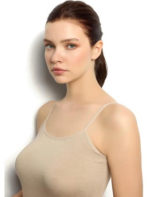 Star Bambu Ip Askılı %95 Bambu %5 Elastan Likra Kadın Atlet