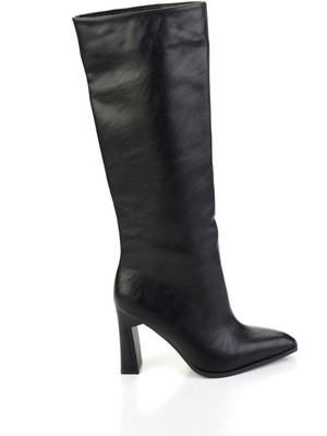 Siyah  Kadın Çizme K03565090709