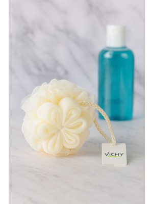  Vıchy Papatya Desenli Banyo Lifi Beyaz VCH-6577 60 gr