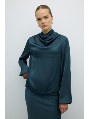 Saten Bluz Petrol K2652003_010