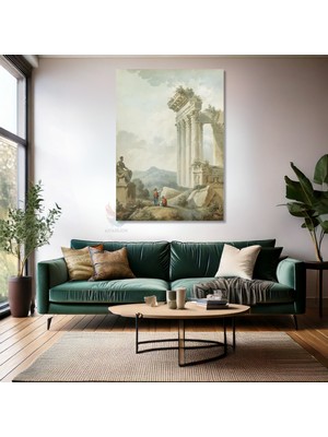 Kanvas Tablo Ev Ofis Duvar Tablosu Tarıh ve Günumuz Yeni Ev Hediyesi Kanvas Ev Dekoru