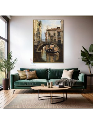 Kanvas Tablo Ev Ofis Duvar Tablosu Venedik Yeni Ev Hediyesi Kanvas Ev Dekoru