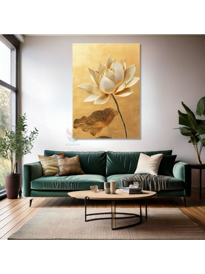 Kanvas Tablo Ev Ofis Duvar Tablosu Çiçek Yaprak Yeni Ev Hediyesi Kanvas Ev Dekoru