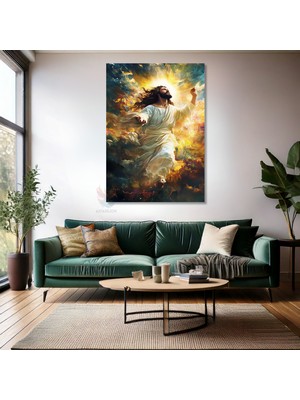 Kanvas Tablo Ev Ofis Duvar Tablosu Soyut Tasarım Isa Yeni Ev Hediyesi Kanvas Ev Dekoru