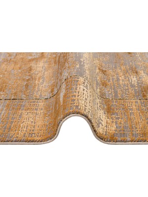 Akbel Halı FRESCO DYED FSD 02 Antik Gold  - Eskitme Dokulu Işıltılı Salon Halısı