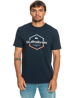 Quiksilver Passthepride Erkek Mavi Tişört