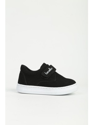 Benetton Siyah Nubuk Çocuk Spor Ayakkabı BN-32072