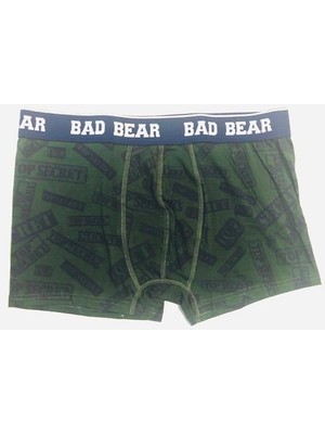 Bad Bear Secret Thyme Yeşil Desenli Erkek Boxer