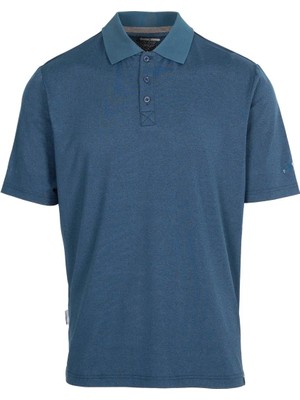 Trespass Gedding - Active Shirt Erkek Mavi Polo Tişört