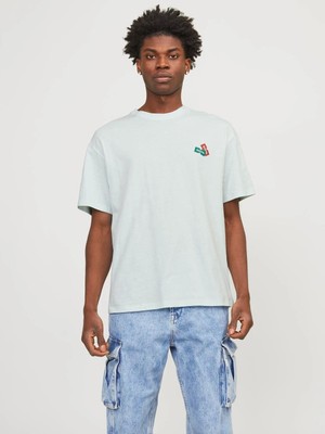 Jack&jones 12254175  Baskılı  0 Yaka Kısa Kol Tshırt