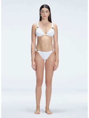 Moeva Beyaz Kadın Bikini Alt Zella