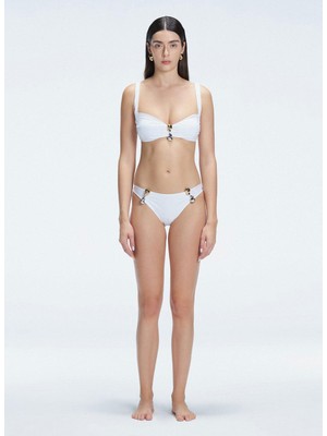 Moeva Beyaz Kadın Bikini Alt Emılıa