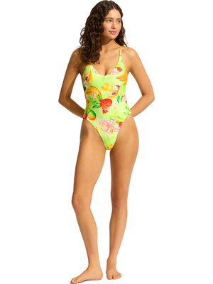 Seafolly Sarı Kadın Mayo 11071-235