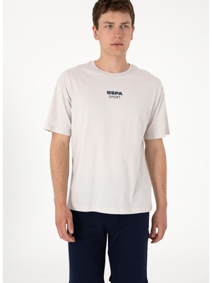 U.s. Polo Assn. Bisiklet Yaka Gri Erkek T-Shirt S-Purry