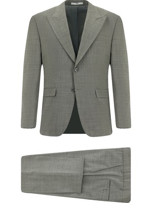Sivri Yk Yün/poly Takım Elbise - 8683841211266