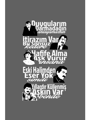 Eskiler Kuşağı Arka Cam Yazısı Özel Yeni Sticker 40*23 cm