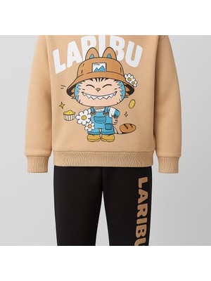 Çocuk Eşofman Takımı |  Baskılı Sweatshirt & Alt Jogger | Erkek / Kız Çocuk Spor Takım