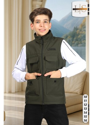 Lasgaris Jeans Çok Cepli Outdoor Erkek Yelek