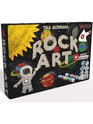 Temart Taş Boyama Seti / Uzay Tema - Yaratıcı Etkinlik Seti