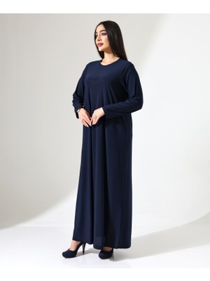 Büyük Beden Esnek Uzun Elbise